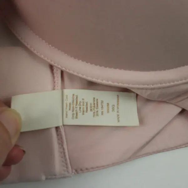 Camio Mio Women's Light Pink Underwire T-Shirt Bra 36G