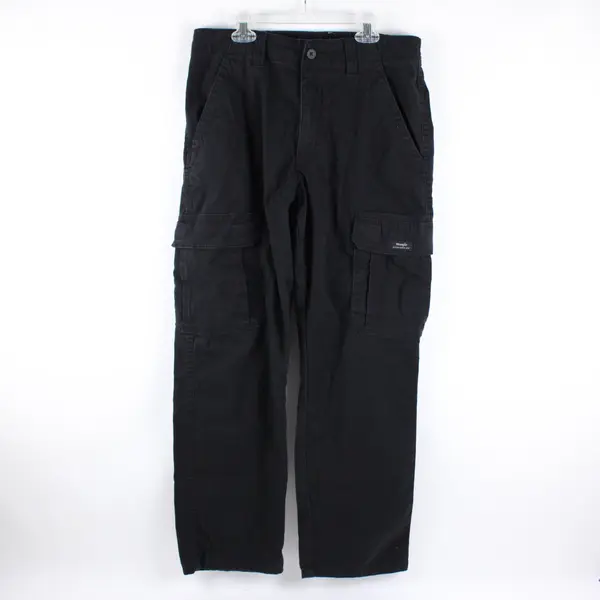 Wrangler Women's Black Relaxed Fit Cargo Pants 30W Waist