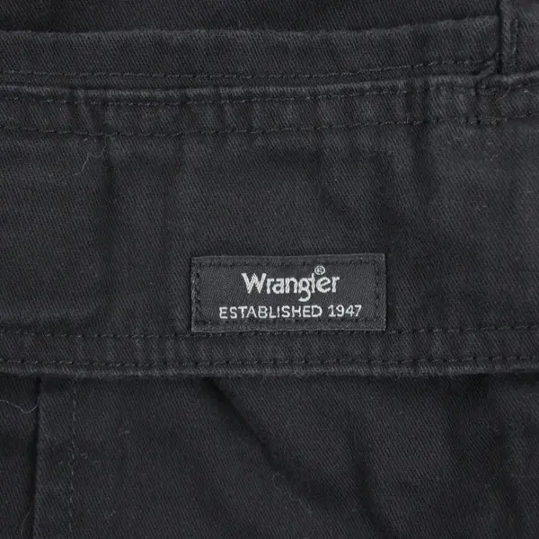 Wrangler Women's Black Relaxed Fit Cargo Pants 30W Waist