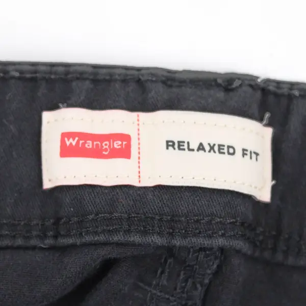 Wrangler Women's Black Relaxed Fit Cargo Pants 30W Waist