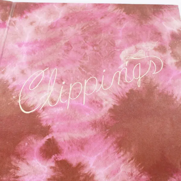 Pink Clippings Scrapbook Album Photo Memory Book Two-Post Binding