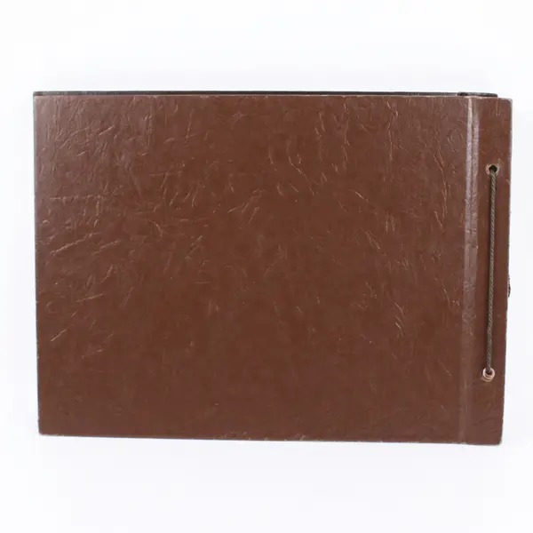 Embossed Ornate Scrapbook Album Cord Tie Closure Decorative Cover