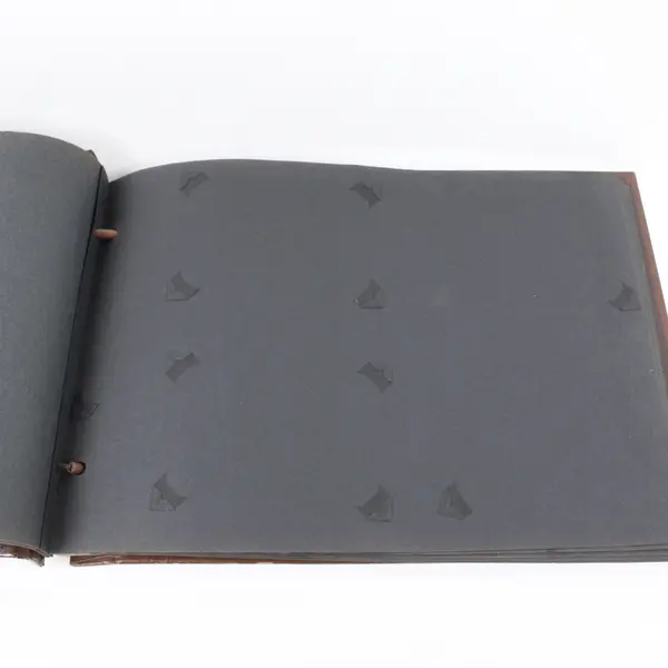 Embossed Ornate Scrapbook Album Cord Tie Closure Decorative Cover