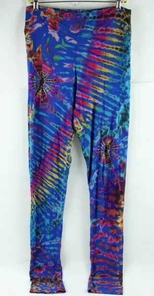 ThreadHeads Women's XL Vibrant Multicolor Tie-Dye Leggings