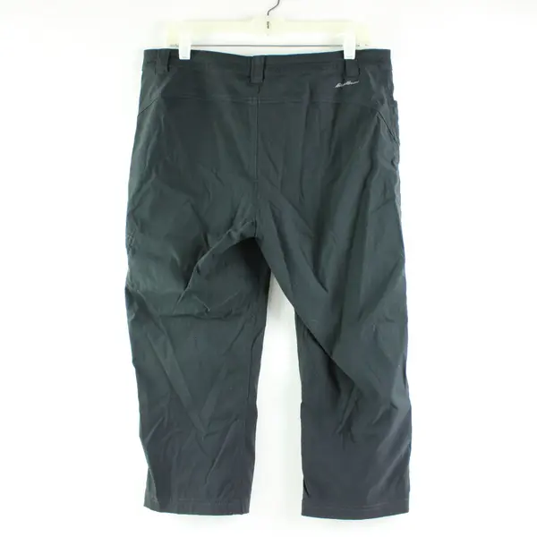 Eddie Bauer Women's Black Cargo Capri Pants Size 8