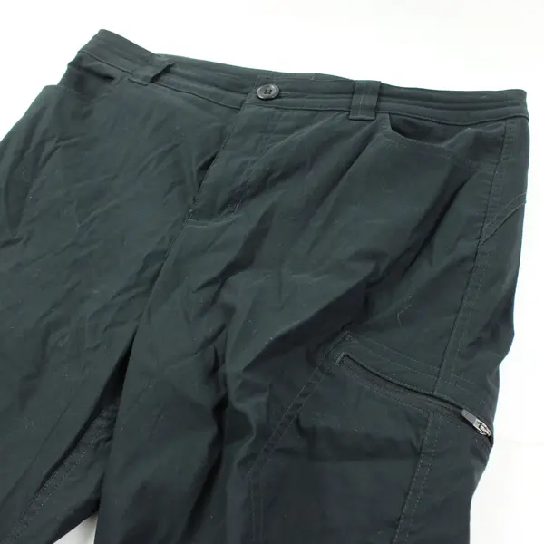 Eddie Bauer Women's Black Cargo Capri Pants Size 8