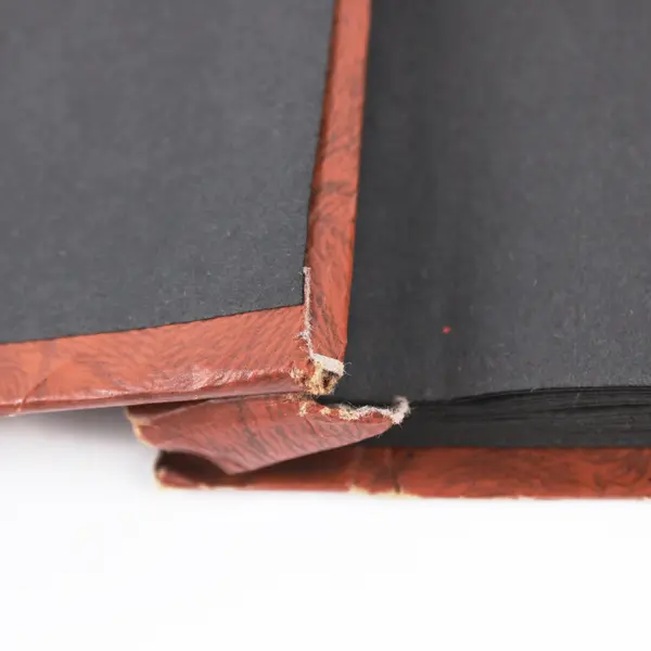 Brown Embossed Leather-Style Photo Album Scrapbook 15.5 x 11 Inch