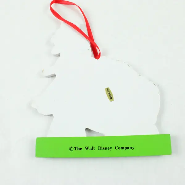Wooden Disney Santa Doctor with Sick Reindeer Holiday Christmas Ornament 5" Tall