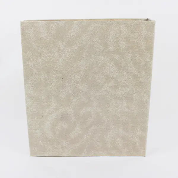 3-Ring Photo Album Ivory Decorative Border Binder Style 11.5 x 10