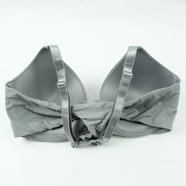 Rene Rofe Essentials Women's Gray Front Closure T-Shirt Bra 36D