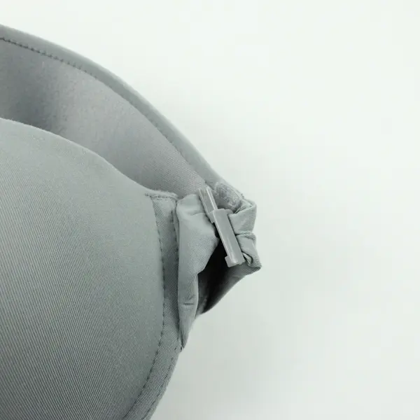 Rene Rofe Essentials Women's Gray Front Closure T-Shirt Bra 36D