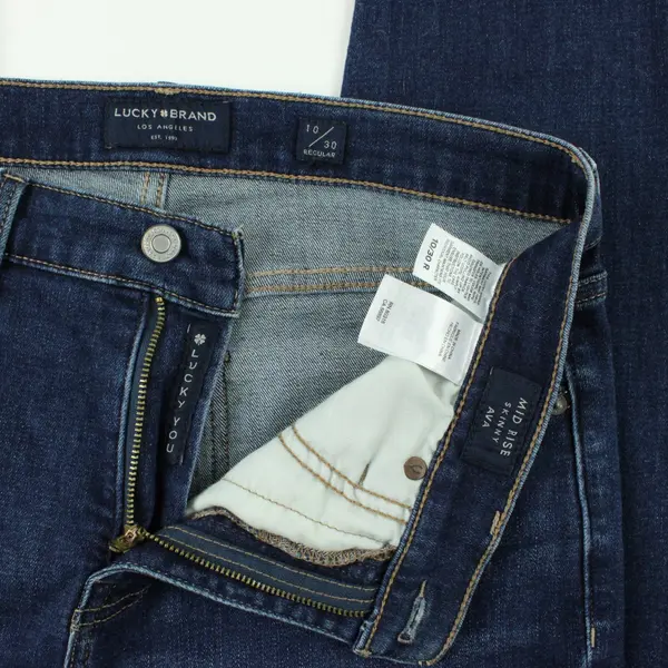 Lucky Brand Women's Skinny Jeans Dark Wash Size 10x30