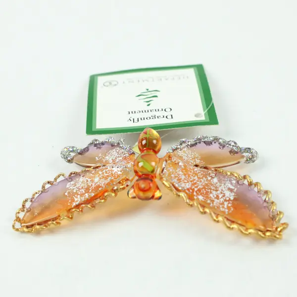Department 56 Dragonfly Acrylic Ornament 2004 Collectible 3.5" Wide