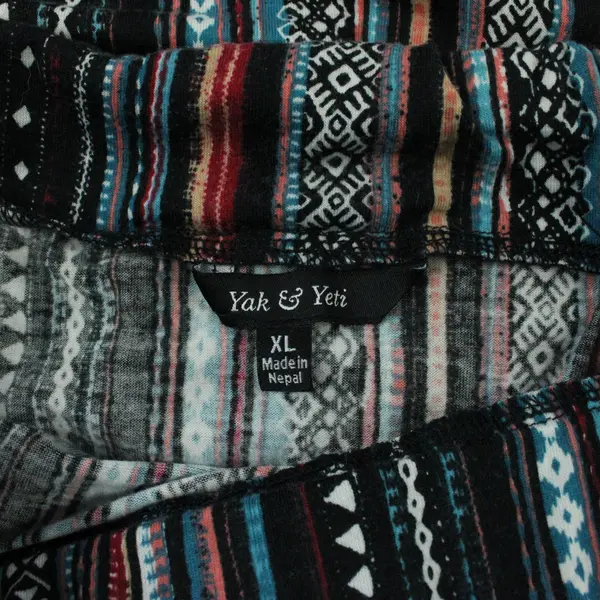 Yak & Yeti Women's XL Multicolor Southwestern Print Maxi Skirt