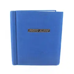 Blue Fabric Photo Album 20 Pages Keepsake Book