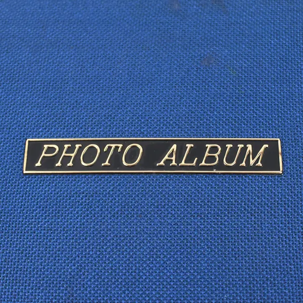Blue Fabric Photo Album 20 Pages Keepsake Book