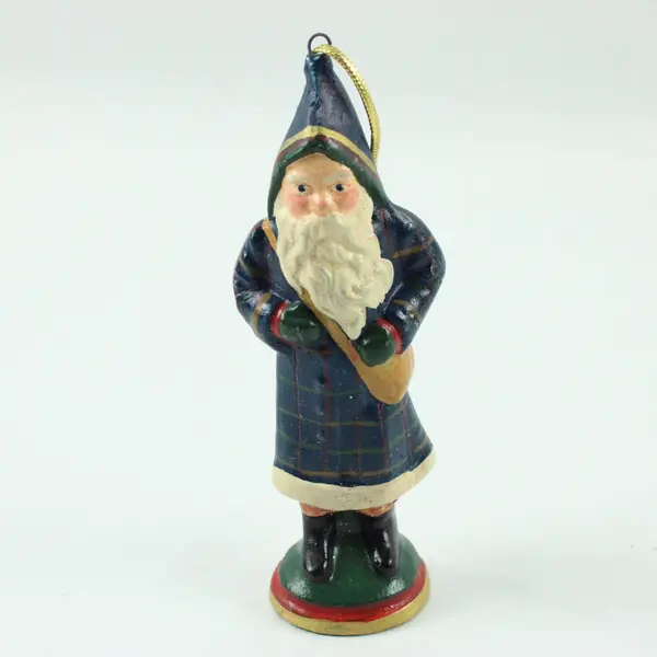 Vintage House of Hatten Old Fashioned Santa Claus Christmas Ornament 5.25" Tall