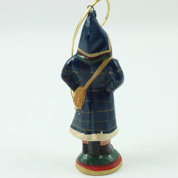 Vintage House of Hatten Old Fashioned Santa Claus Christmas Ornament 5.25" Tall