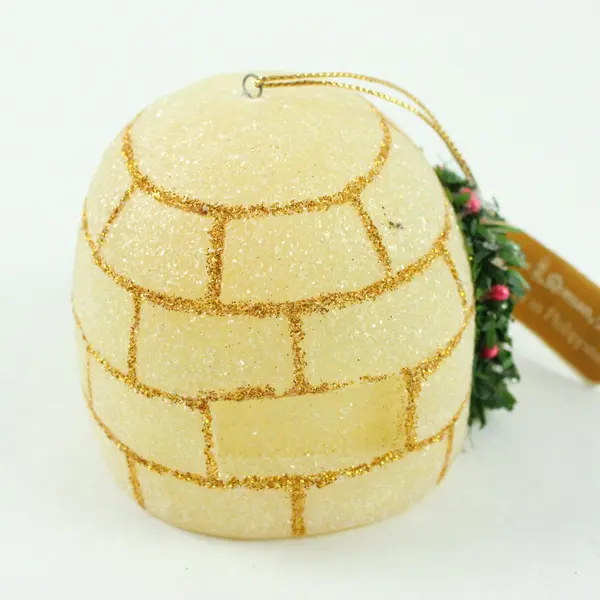 Roman Inc 2000 Dome-Shaped Plastic Igloo Holiday Ornament Decoration