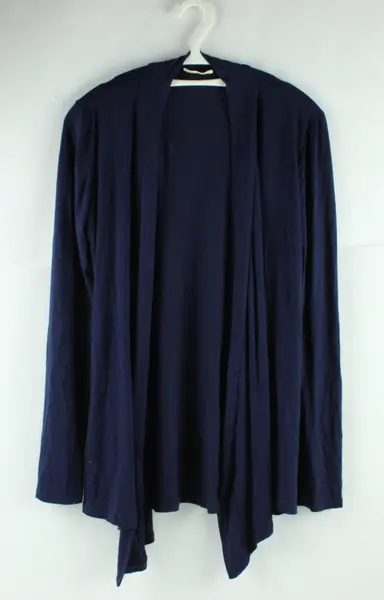 Prospect Blvd Women's Navy Blue Open-Front Cardigan Size Large