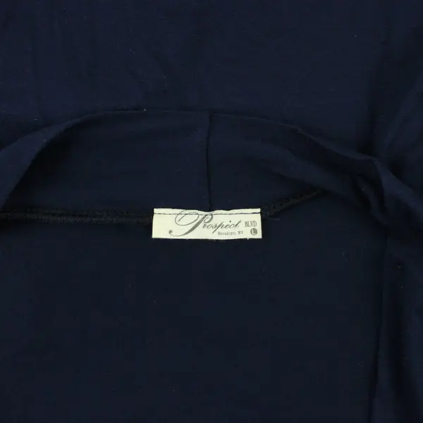 Prospect Blvd Women's Navy Blue Open-Front Cardigan Size Large