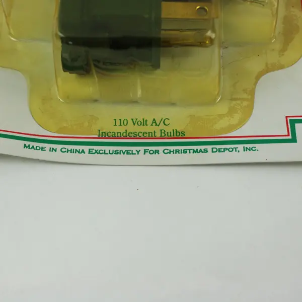 Vintage Christmas Depot Light F/X Micro Lights 25-Light Set Green Wire New 