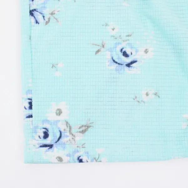 Adonna Women's XL Blue Rose Print Pajama Pants Sleepwear
