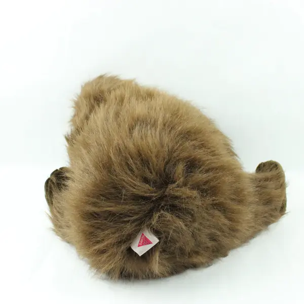 Vintage Shaggy Brown Gorilla Plush Stuffed Animal 16in