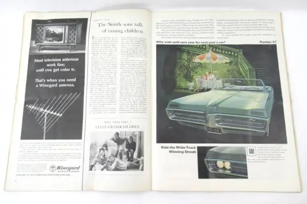 Vintage LIFE Magazine December 2nd 1966 Melina Mercouri Cover Abu Simbel Ads
