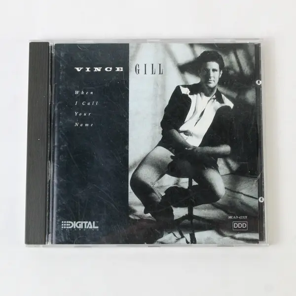 Vince Gill When I Call Your Name Audio Music CD Disc 1989 MCA Records