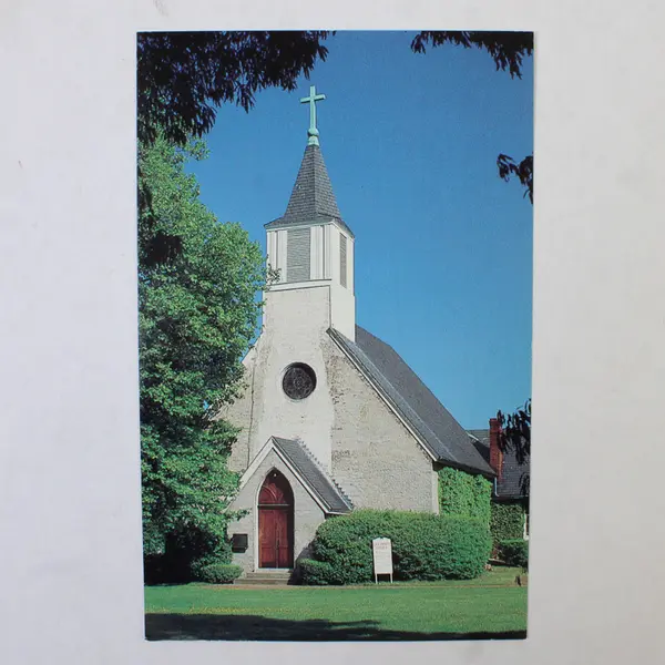 Lot Of 2 VTG St Mary's City Maryland Postcards Old Trinity Church Old Statehouse