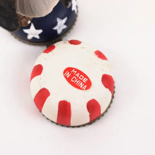American Bald Eagle Patriotic Stars & Stripes Trinket Box