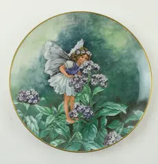 Lot of 2 Villeroy & Boch Heliotrope Fairy Porcelain Plates