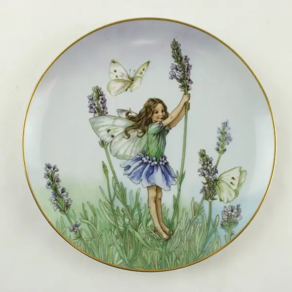 Villeroy & Boch Heinrich Flower Fairies 2 Plate Set Candytuft Lavender