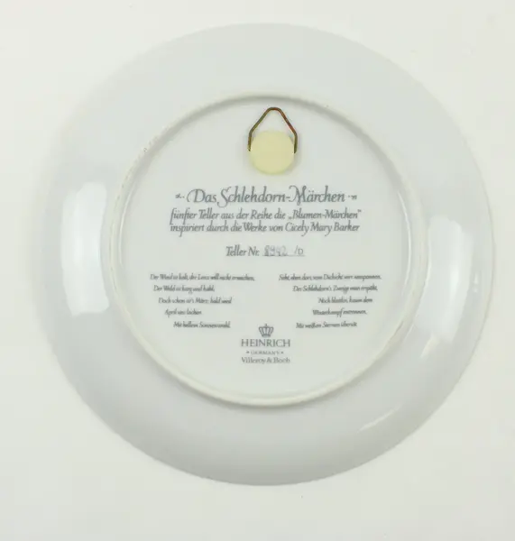 Heinrich Villeroy & Boch Flower Fairies Decorative Plates Set of 3