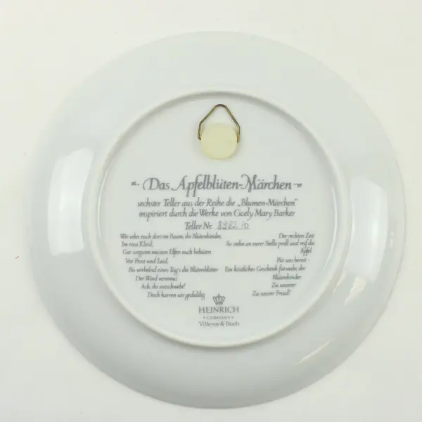 Heinrich Villeroy & Boch Flower Fairies Decorative Plates Set of 3