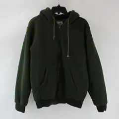 Victory Outfitters Men's Green Sherpa-Lined Zip-Up Hoodie Size M