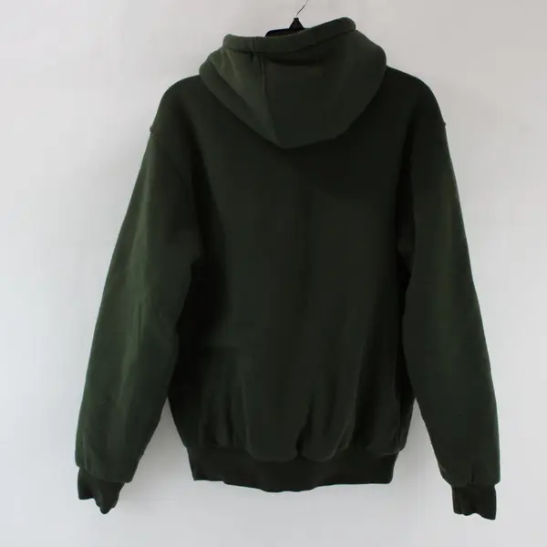 Victory Outfitters Men's Green Sherpa-Lined Zip-Up Hoodie Size M