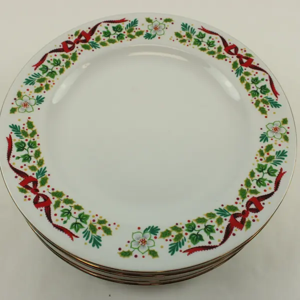 Set of 6 Domestications Twelve Days of Christmas Dinner Plates