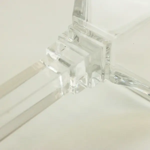 Lead Crystal Candlestick Holder Clear Glass