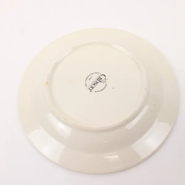 Gibson Designs Welcome Home Bread Plate 6.75in 