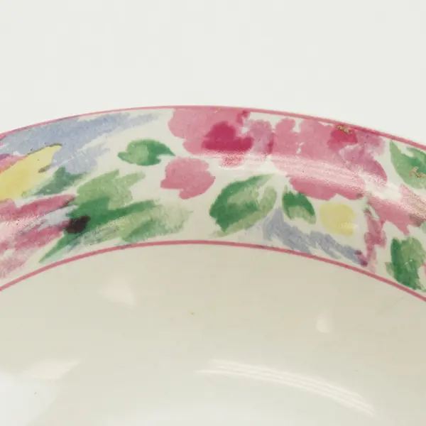 Vitromaster Bali Floral Stoneware Serving Bowls Set of 2 7 Inch