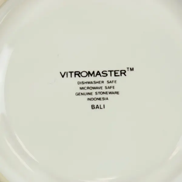 Vitromaster Floral Saucers Set of 5 Pink Multicolor 6 Inch