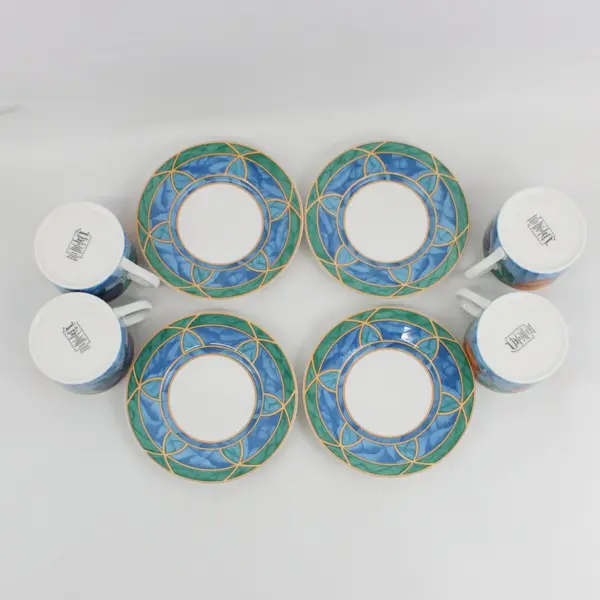 Victoria & Beale Forbidden Fruit 4 Cup Saucer Set Soojin Choi