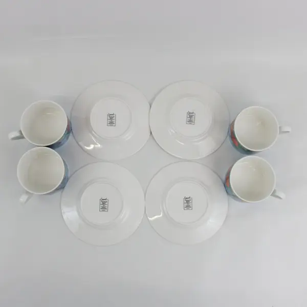 Victoria & Beale Forbidden Fruit 4 Cup Saucer Set Soojin Choi