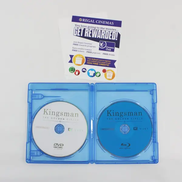 Lot of 2 Kingsman: The Secret Service 2015 & The Golden Circle 2017 Blu Ray Disc