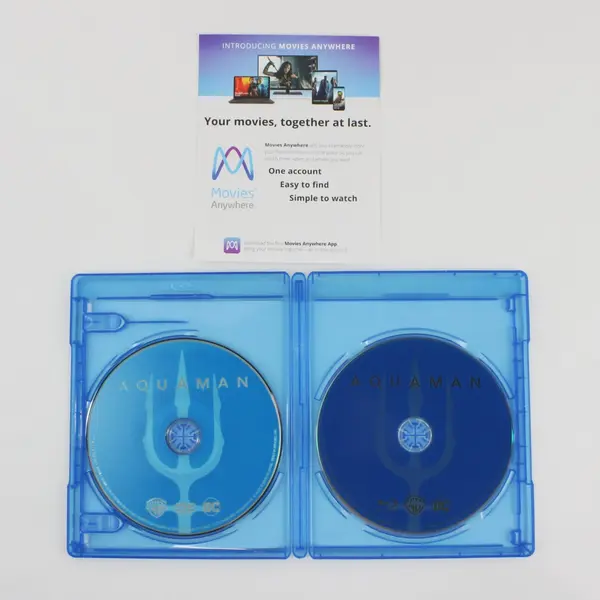 Aquaman DC 2018 Blu-ray + DVD Combo Pack Jason Momoa
