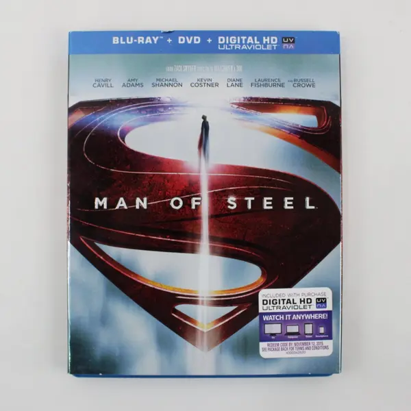 Man of Steel Blu-ray 2013 Henry Cavill Superman Movie
