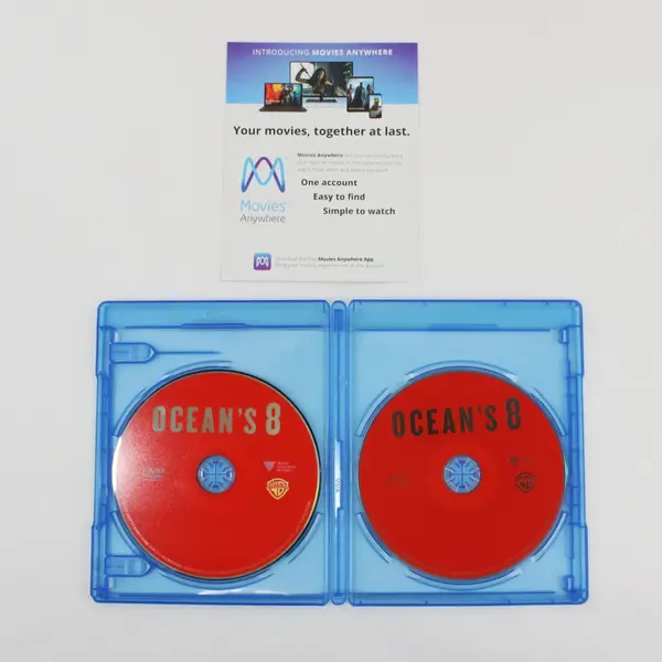 Ocean's 8 Blu-ray 2018 Sandra Bullock Cate Blanchett Rihanna Awkwafina