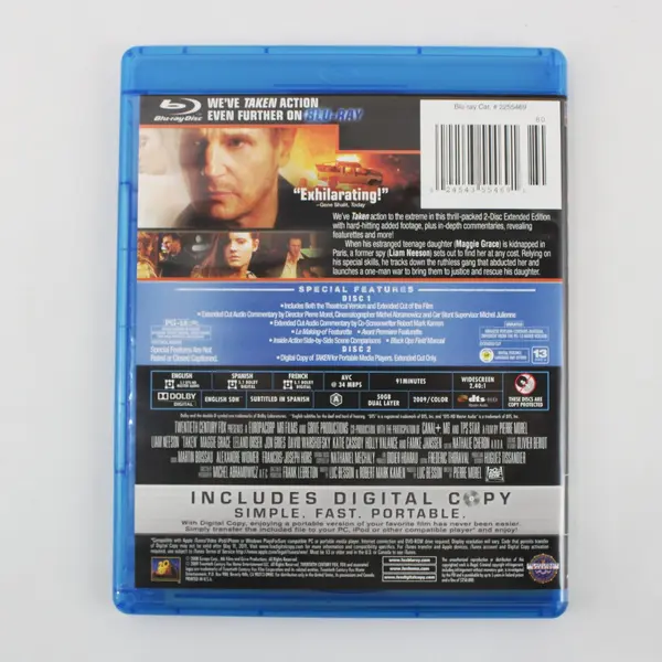 Taken Blu-ray 2008 Liam Neeson Action Thriller Movie